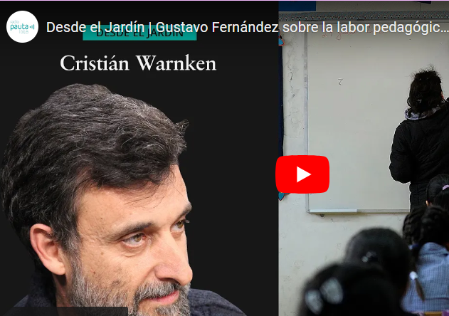 Desde el jardin con Cristián Warnken y Gustavo Fernandéz