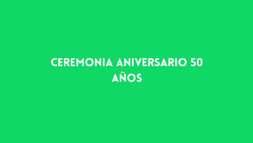 Ceremonia del Quincuagesimo Aniversario del Liceo Bicentenario Alberto Blest Gana
