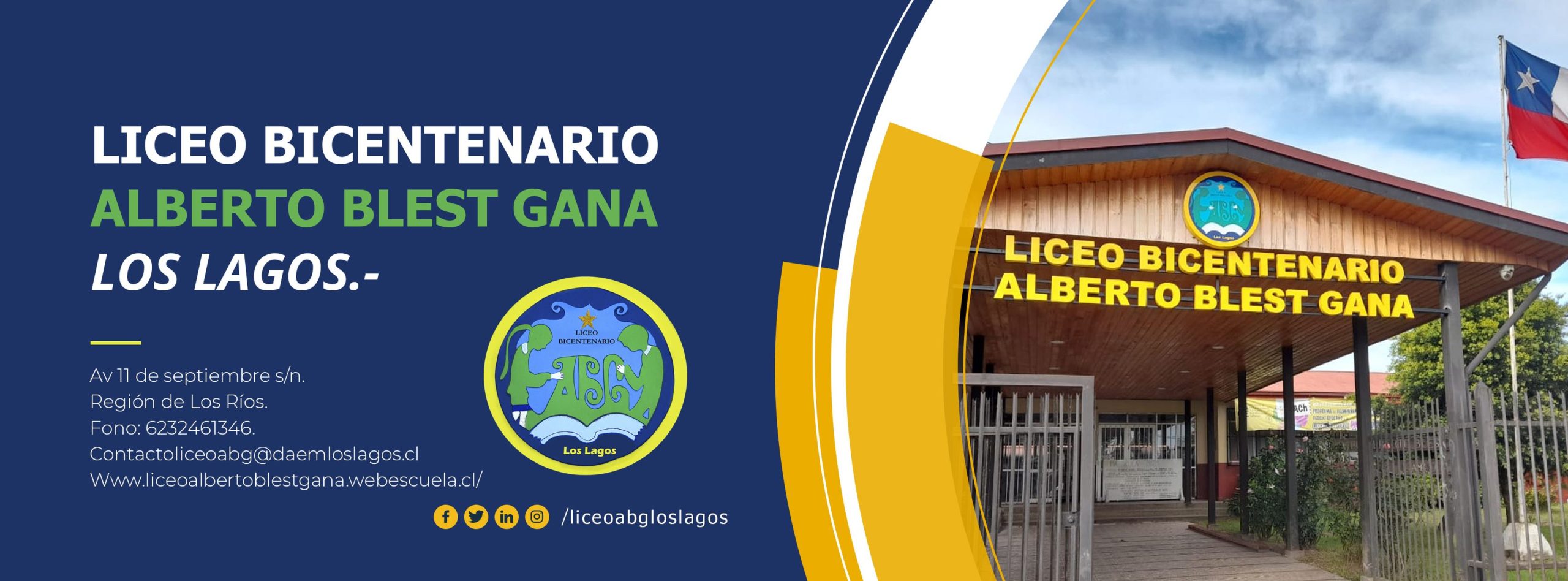 Estudia en Liceo Bicentenario Alberto Blest Gana