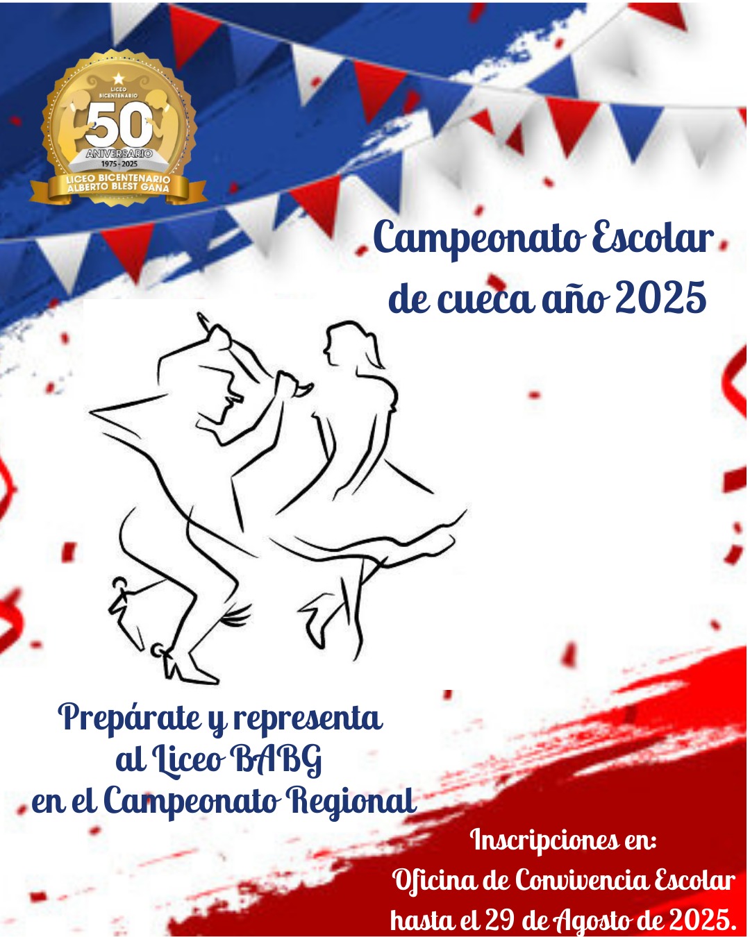 Campeonato escolar de cueca 2025