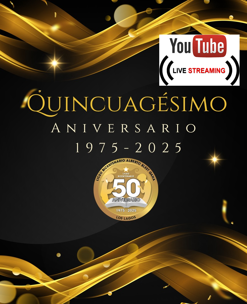 Ceremonia Quincuagésimo Aniversario será transmitido por streaming 28 de agosto 16:30