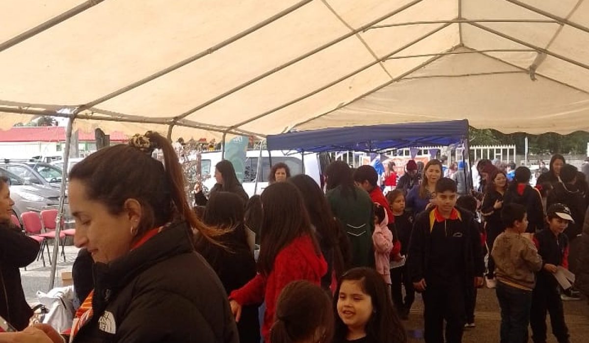 Visitantes a la Feria con anfitriones